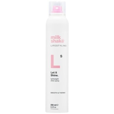 MILK SHAKE LET IT SHINE žvilgesio suteikiantis purškiklis, 200 ml MILK SHAKE LET IT SHINE žvilgesio suteikiantis purškiklis, 200 ml