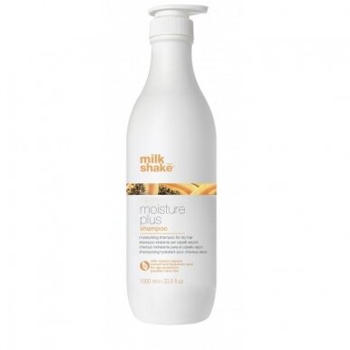 MILK SHAKE MOISTURE PLUS SHAMPOO strong moisturizing shampoo with papaya extracts and hyaluronic acid, 1000 ml