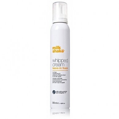 MILK SHAKE WHIPPED CREAM kondicionuojančios putos plaukų struktūrai, 200ml MILK SHAKE WHIPPED CREAM kondicionuojančios putos plaukų struktūrai, 200ml