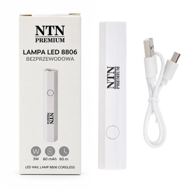 Mini LED/UV nagų lempa 8806, 3 W 5 Mini LED/UV nagų lempa 8806, 3 W 5