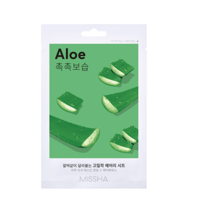MISSHA ALOE sheet mask with aloe vera, 1 pc. MISSHA ALOE sheet mask with aloe vera, 1 pc.