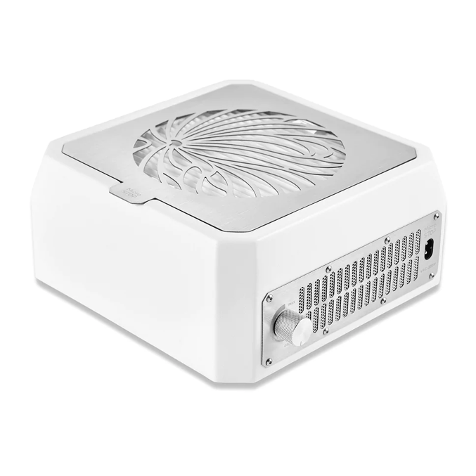 MICROSTOP BASE Профессиональный пылесборник для маникюрных принадлежностей с HEPA-фильтром, белый.