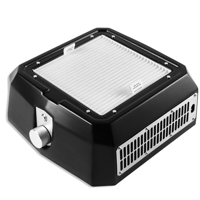 MICROSTOP BASE PRO profesionalus nagų dulkių surinkėjas su HEPA filtru, juodos spalvos 2 MICROSTOP BASE PRO profesionalus nagų dulkių surinkėjas su HEPA filtru, juodos spalvos 2