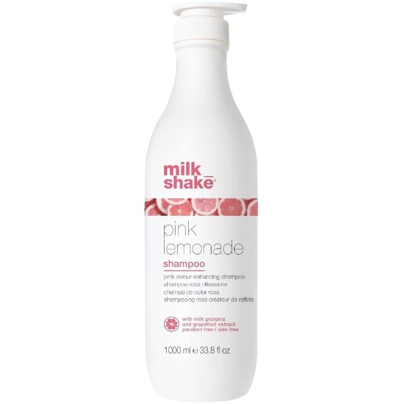 MILK SHAKE PINK LEMONADE шампунь, придающий волосам розовый цвет, 1000 мл