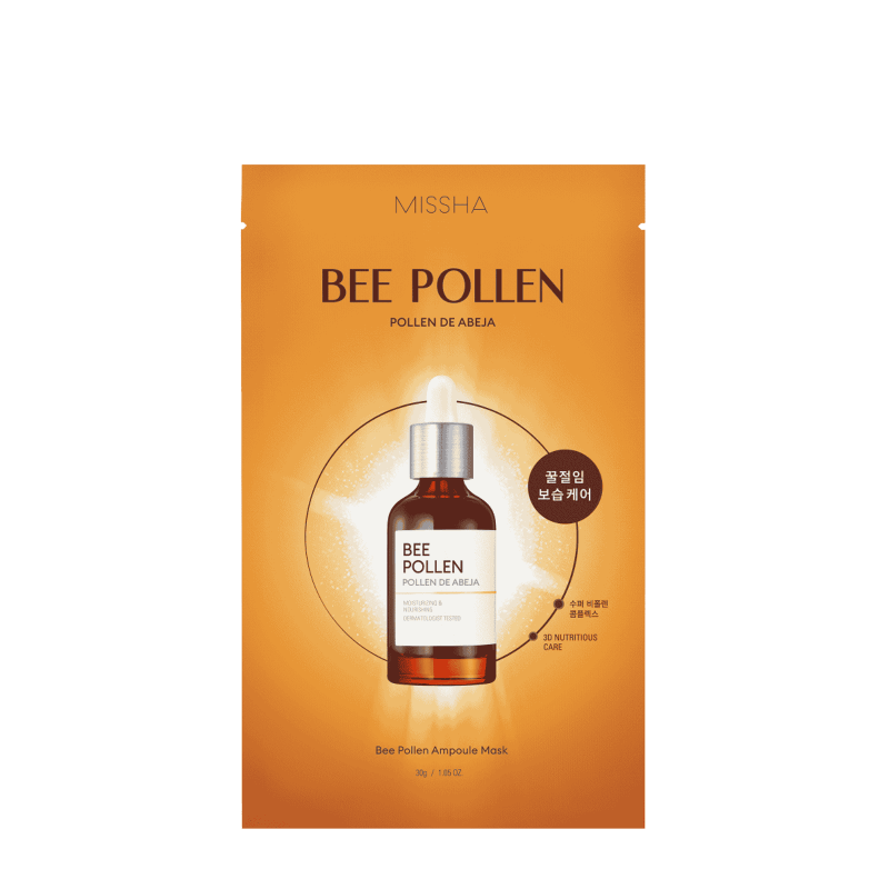 MISSHA BEE POLLEN sheet mask with bee pollen extract, 1 pc. MISSHA BEE POLLEN sheet mask with bee pollen extract, 1 pc.