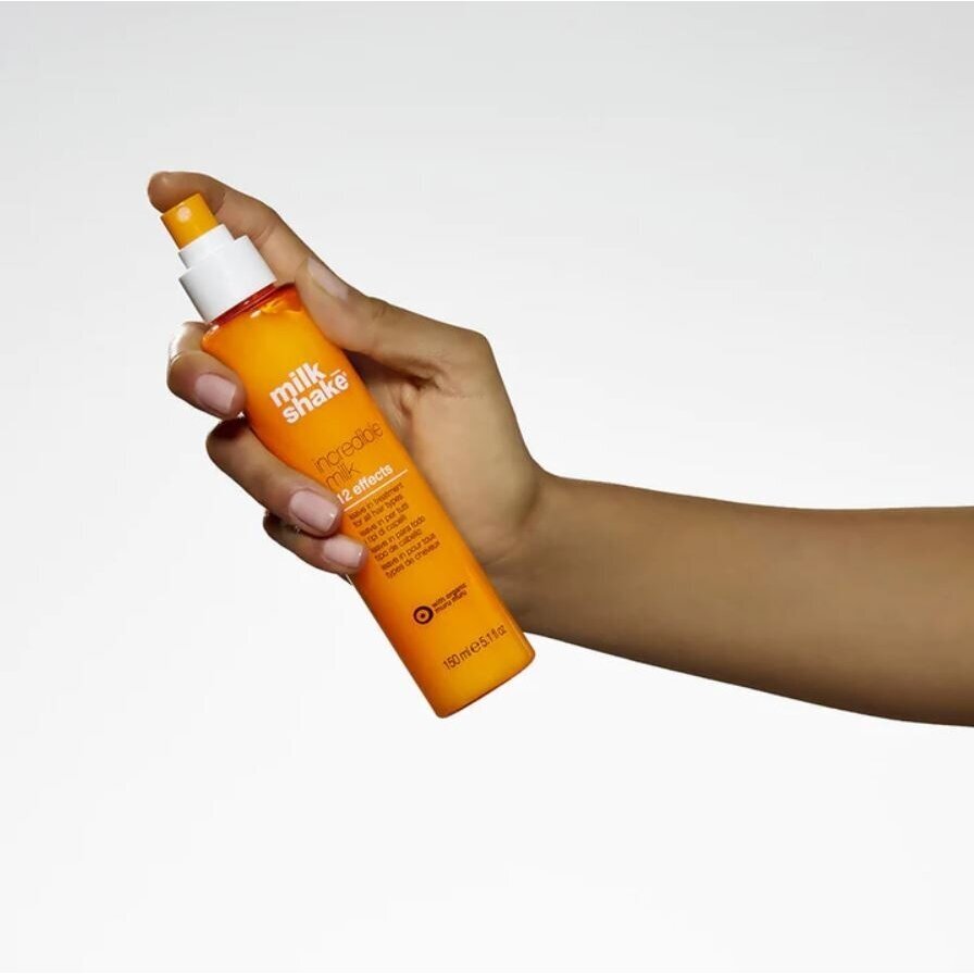 MILK SHAKE INCREDIBLE MILK 12 EFFECTS LEAVE IN TREATMENT spray restorative milk for hair and ends, 150 ml 2 MILK SHAKE INCREDIBLE MILK 12 EFFECTS LEAVE IN TREATMENT spray restorative milk for hair and ends, 150 ml 2