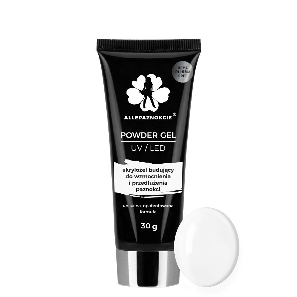 MOLLYLAC WHITE poligelis NO.2, 30 ml. HOME FREE