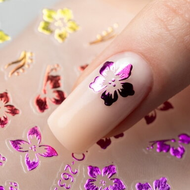 MOLLY NAILS lipdukai nagų dailei FLOWER JO-2633 MOLLY NAILS lipdukai nagų dailei FLOWER JO-2633