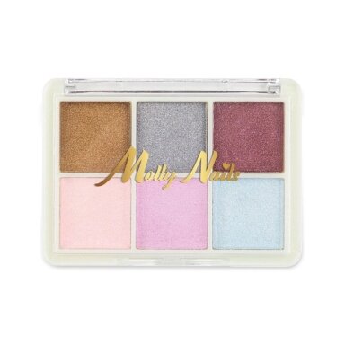 Палитра пудры для ногтей с зеркальным эффектом Molly Nails № 1 Палитра пудры для ногтей с зеркальным эффектом Molly Nails № 1