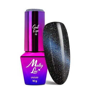 MOLLYLAC CAT EYE FLASHING Стойкий гибридный лак для ногтей, 10 г № 153 MOLLYLAC CAT EYE FLASHING Стойкий гибридный лак для ногтей, 10 г № 153