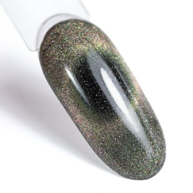 MOLLYLAC CAT EYE FLASHING Стойкий гибридный лак для ногтей, 10 г № 156