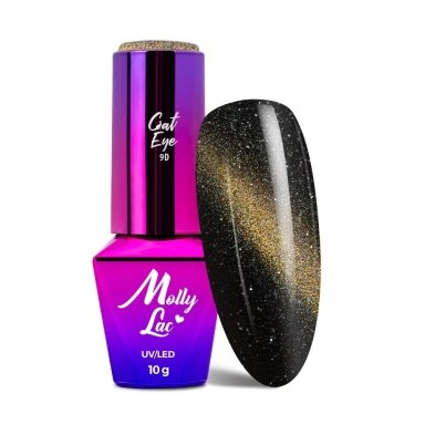MOLLYLAC CAT EYE FLASHING Стойкий гибридный лак для ногтей, 10 г № 157 MOLLYLAC CAT EYE FLASHING Стойкий гибридный лак для ногтей, 10 г № 157