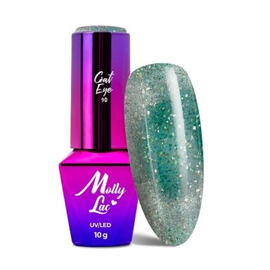 MOLLYLAC CAT EYE FOXY EYES Стойкий гибридный лак для ногтей, 10 г № 556 MOLLYLAC CAT EYE FOXY EYES Стойкий гибридный лак для ногтей, 10 г № 556