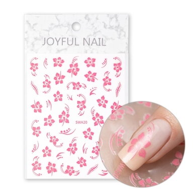 MOLLY NAILS lipdukai nagų dailei FLOWER SWA20 MOLLY NAILS lipdukai nagų dailei FLOWER SWA20