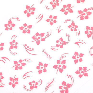 MOLLY NAILS lipdukai nagų dailei FLOWER SWA20 2 MOLLY NAILS lipdukai nagų dailei FLOWER SWA20 2