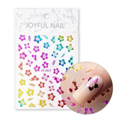 MOLLY NAILS lipdukai nagų dailei FLOWER JO-2633 MOLLY NAILS lipdukai nagų dailei FLOWER JO-2633