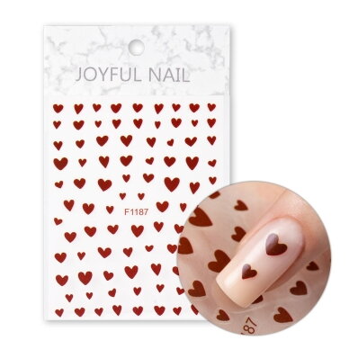 MOLLY NAILS lipdukai nagų dailei HEART F1187