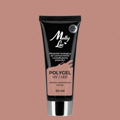 MOLLYLAC LIGHT BROWN poligelis NR.23, 30 ml. 1 MOLLYLAC LIGHT BROWN poligelis NR.23, 30 ml. 1