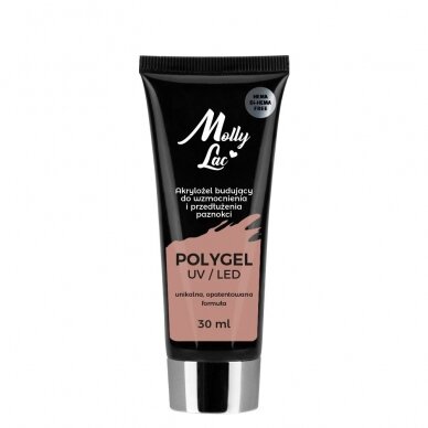 MOLLYLAC LIGHT BROWN poligelis NR.23, 30 ml. 3 MOLLYLAC LIGHT BROWN poligelis NR.23, 30 ml. 3