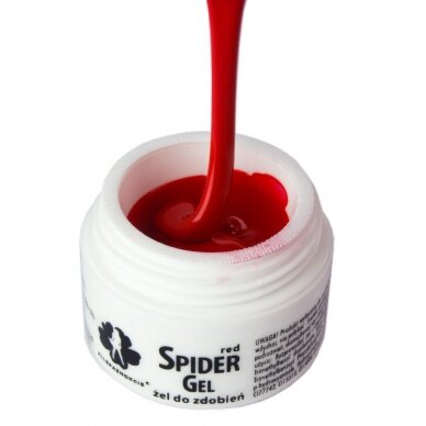 MOLLYLAC SPIDER GEL RED гель для дизайна ногтей, 3мл. 1