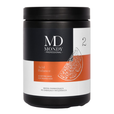 Маска MONDY ACID BALANCE для ослабленных волос после химической обработки, 1000 мл Маска MONDY ACID BALANCE для ослабленных волос после химической обработки, 1000 мл