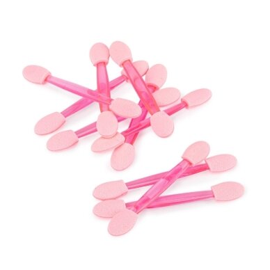 MOLLY NAILS dvipusis aplikatorius PINK, 10 vnt 2