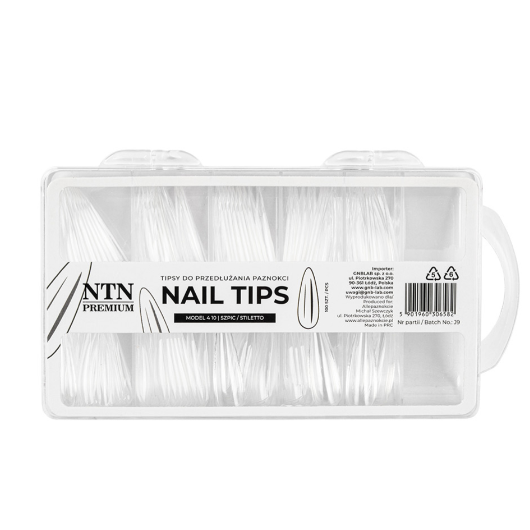 NTN PREMIUM Формы для наращивания ногтей STILETTO, 100 шт. 3