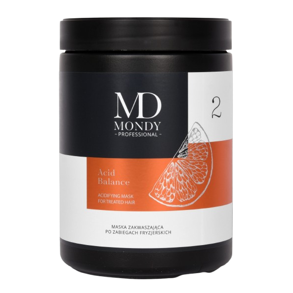 Маска MONDY ACID BALANCE для ослабленных волос после химической обработки, 1000 мл Маска MONDY ACID BALANCE для ослабленных волос после химической обработки, 1000 мл