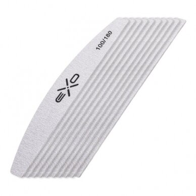 EXO PROFESSIONAL profesionali nagų dildė manikiūrui EXO SLIM 100/180 (laivelio formos), 10 vnt. 2