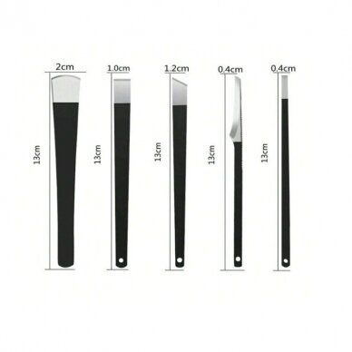 Stainless steel foot care knife set ( 5 ) 1 Stainless steel foot care knife set ( 5 ) 1