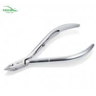 NGHIA EXPORT professional manicure tweezers for cutting cuticles C-05 JAW 16