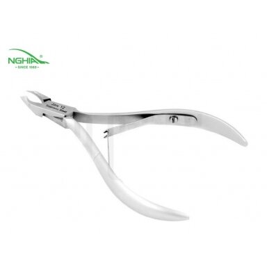 NGHIA EXPORT professional manicure tweezers for cutting cuticles C-04 3,5mm NGHIA EXPORT professional manicure tweezers for cutting cuticles C-04 3,5mm