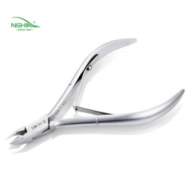 NGHIA EXPORT professional manicure tweezers for cutting cuticles C-04 JAW 12 NGHIA EXPORT professional manicure tweezers for cutting cuticles C-04 JAW 12
