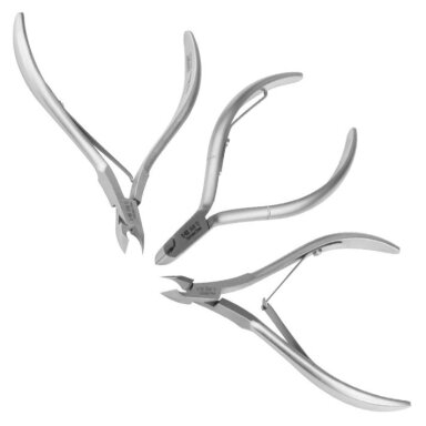 NGHIA EXPORT professional manicure tweezers for cuticles C-37 JAW 12