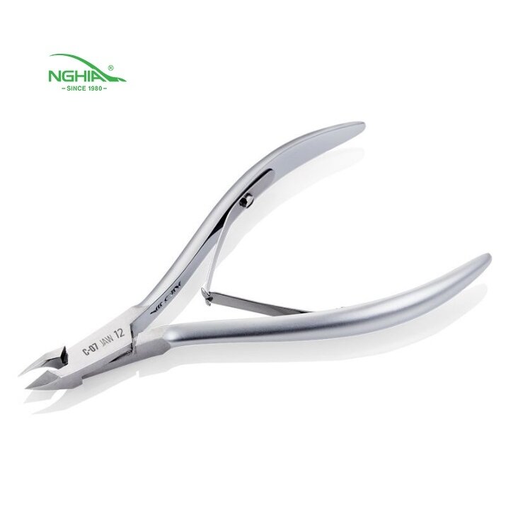 NGHIA EXPORT профессиональные кусачки для кутикулы C-07 JAW 12