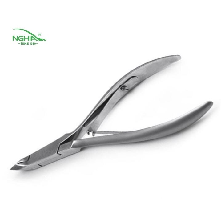 NGHIA EXPORT профессиональные кусачки пинцет для кутикулы C-07 3,5мм