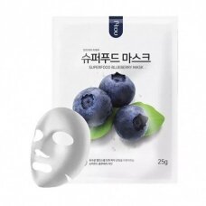 NOHJ Superfood тканевая маска для лица с черникой, 25г