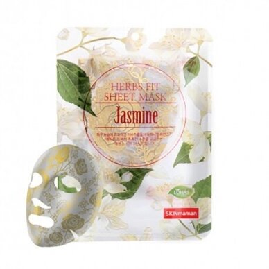NOHJ Herbs sheet face mask with herbal Jasmine extract, 25g
