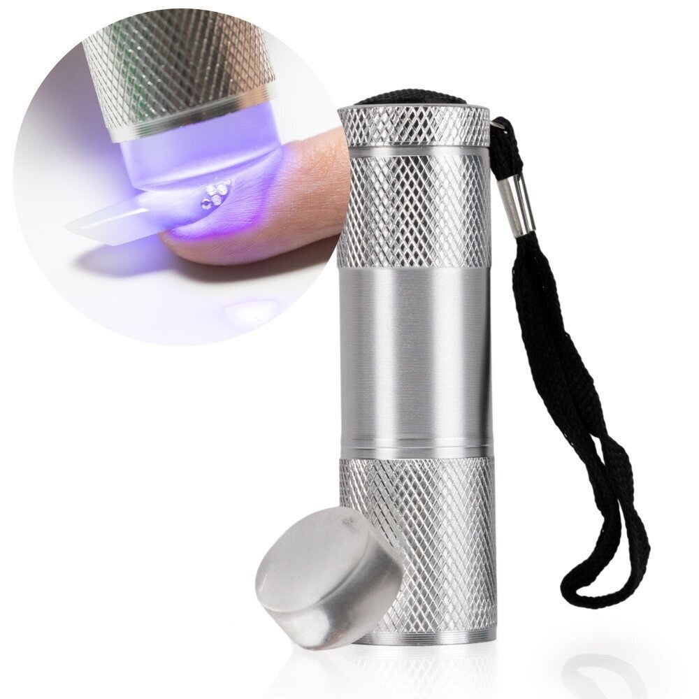 Mini LED/UV nail lamp with silicone stamp, 9 W Mini LED/UV nail lamp with silicone stamp, 9 W