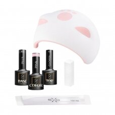 OCHO NAILS 8 gel polish set with UV/LED manicure lamp