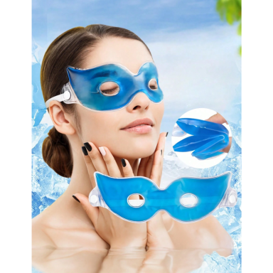 Skin-cooling gel compress-facial mask, 2 pcs. Skin-cooling gel compress-facial mask, 2 pcs.