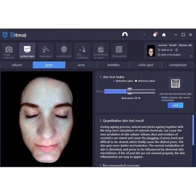 BITMOJI skin analyzer and diagnostic apparatus with 3D modulation and 28 million. HD pixels (with tablet) 5 BITMOJI skin analyzer and diagnostic apparatus with 3D modulation and 28 million. HD pixels (with tablet) 5