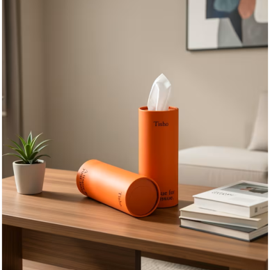 ORANGE MOOD Дорожный держатель для салфеток с салфетками TISHO 4