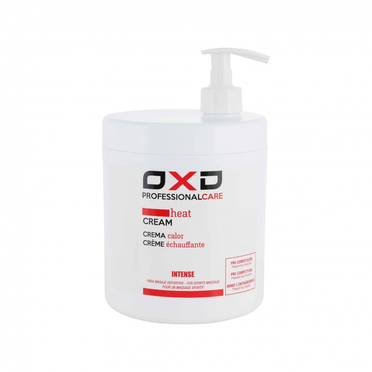OXD PROFESSIONAL professional warming sports massage cream HEAT INTENSE, 1000 ml OXD PROFESSIONAL professional warming sports massage cream HEAT INTENSE, 1000 ml