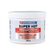PASMEDIC Super Hot massage cream (STRONG WARMING EFFECT), 500 ml.