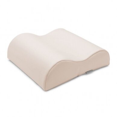 Pillow for the neck during professional and sports massage, beige color