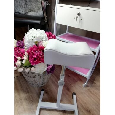 Professional pedicure tray for podological work BELL, white color 2