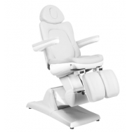 Profesionali elektrinė podologinė kėdė- lova-gultas pedikiūro procedūroms AZZURRO 870S PEDI, baltas (3 MOTORAI)