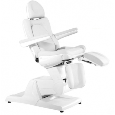 Profesionali elektrinė podologinė kėdė- lova-gultas pedikiūro procedūroms AZZURRO 870S PEDI, baltas (3 MOTORAI) 10