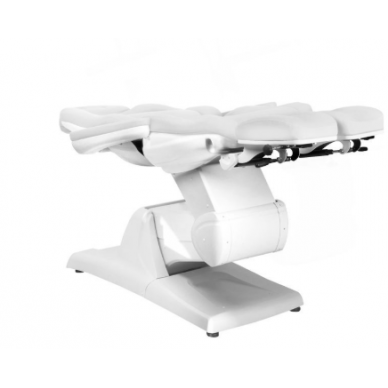 Profesionali elektrinė podologinė kėdė- lova-gultas pedikiūro procedūroms AZZURRO 870S PEDI, baltas (3 MOTORAI) 6